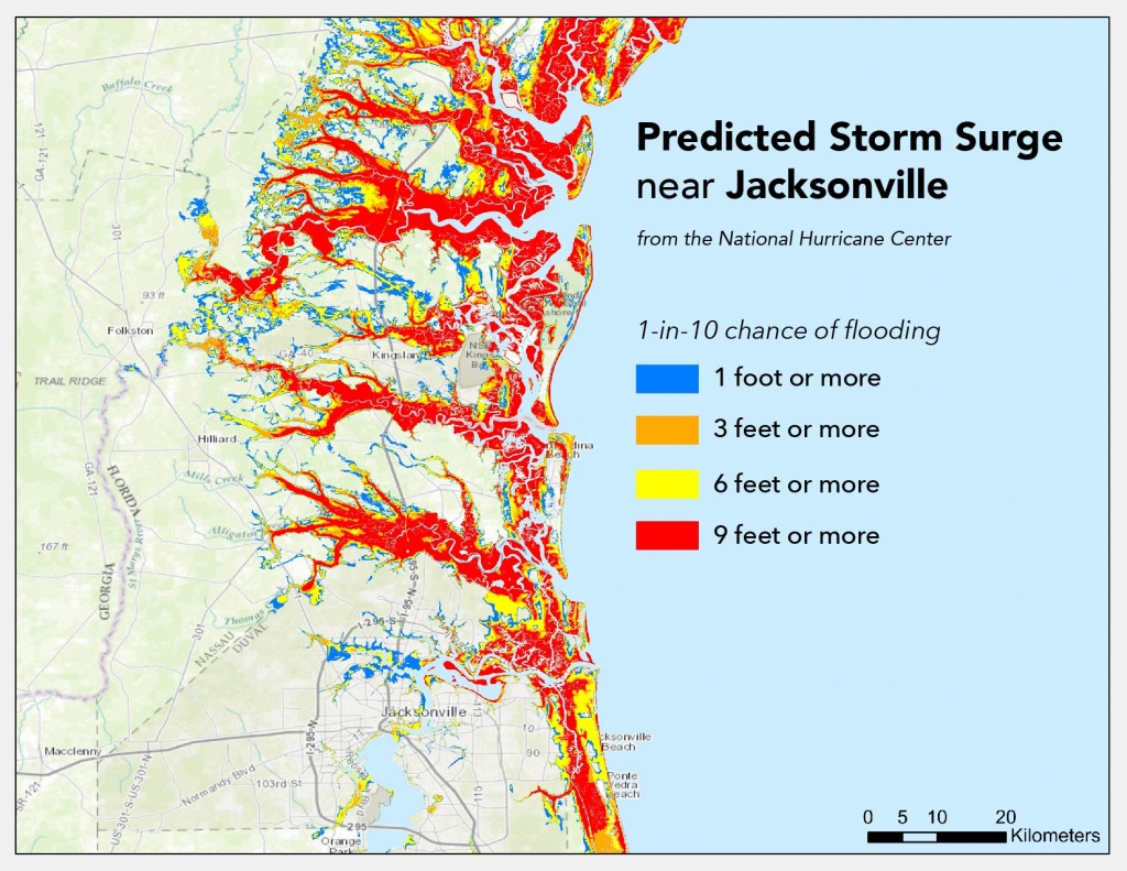 Where Will Hurricane Matthew Cause The Worst Flooding? | Temblor - Flood Zone Map South Florida