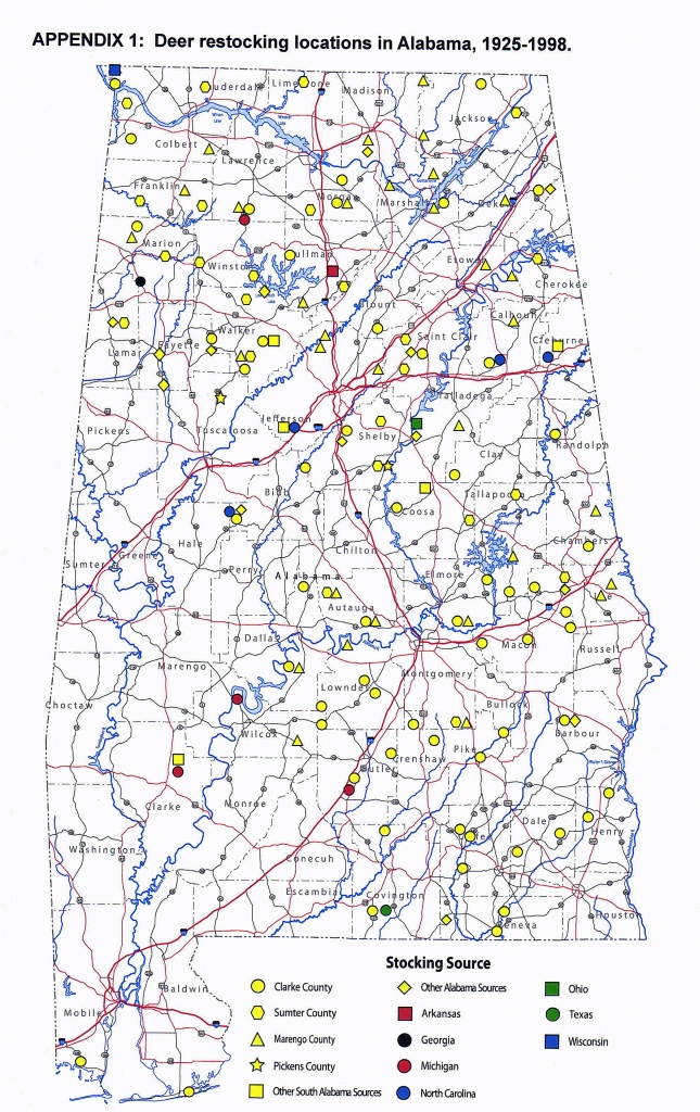 Whitetail Rutting Activity In Alabama Varies Widely | Outdoor Alabama - Deer Rut Map Texas