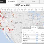 Wildfires In The United States | Data Visualizationecowest   Interactive Map Of California Fires