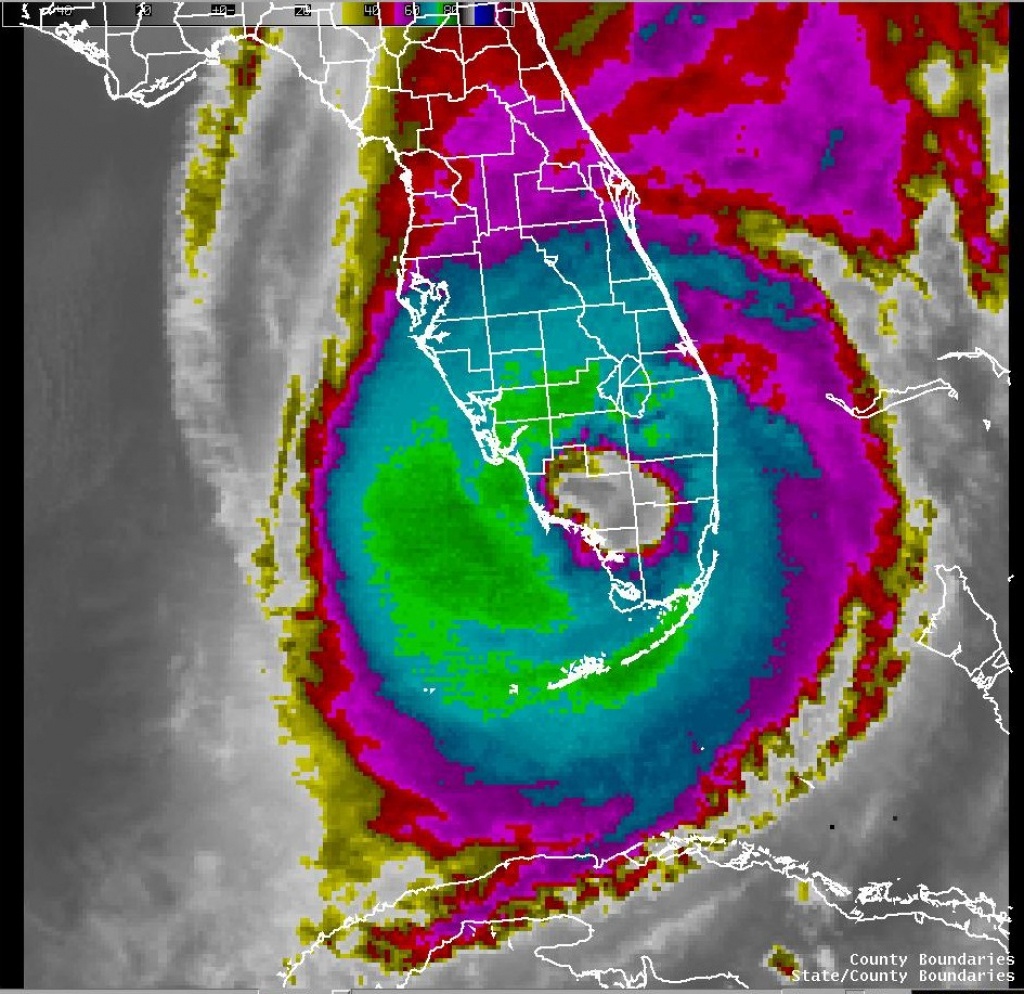 Wilma - South Florida Weather Map