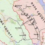 Wine Country Map: Sonoma And Napa Valley   Napa California Map