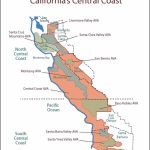 Wine Regions Of Californias Central Coast #wine #wineeducation   Central California Wineries Map