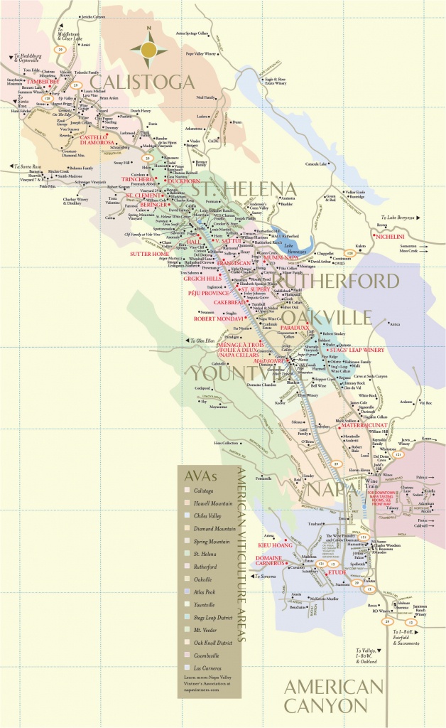 Napa Valley California Map
