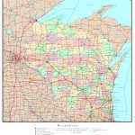 Wisconsin Political Map   Printable Map Of Wisconsin