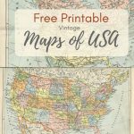 Wonderful Free Printable Vintage Maps To Download   Pillar Box Blue   Create Printable Map