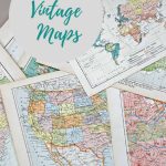 Wonderful Free Printable Vintage Maps To Download   Pillar Box Blue   Free Printable Maps
