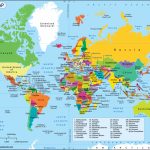World Map, A Map Of The World With Country Name Labeled   Free Printable World Map With Country Names