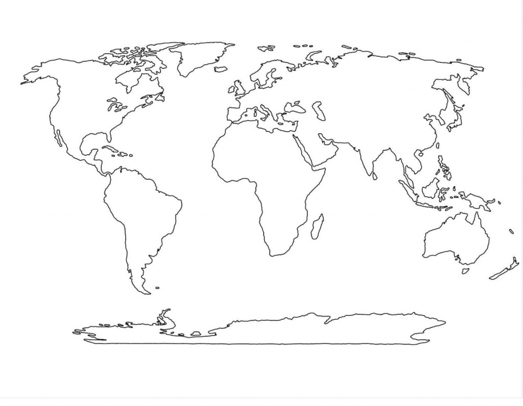 World Map Blank Template - Eymir.mouldings.co - Printable Earth Map