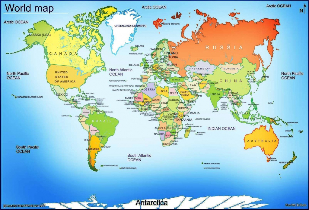 World Map - Free Large Images | Maps | World Map With Countries - Large Printable Maps