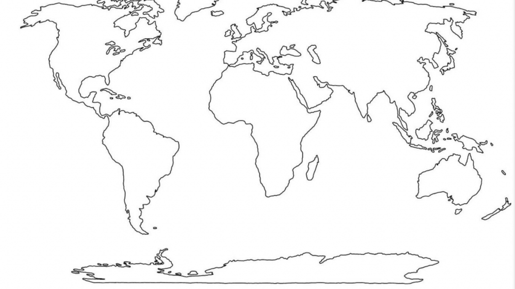 World Map Outline Free Copy Printable Tattoo Google At 1360×765 7 - Google Printable Maps