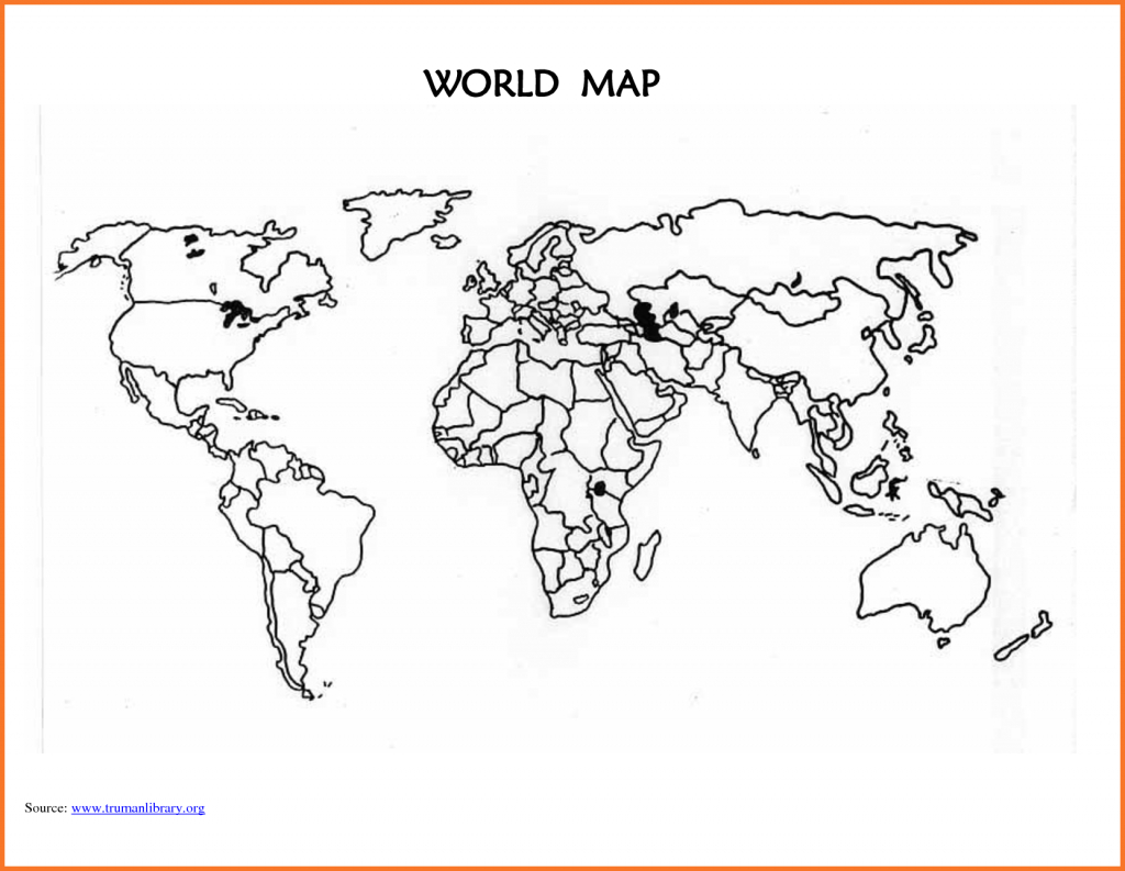 World Map Outline Printable For Kids And Travel Information - World Map Outline Printable For Kids