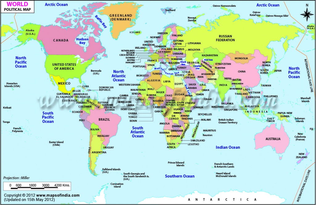 printable blank map of the oceans world not labeled for