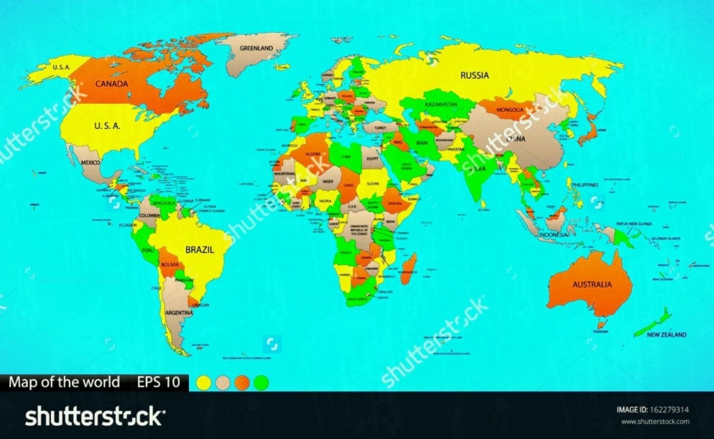 World Map With All Countries | Sin-Ridt - Free Printable World Map With Countries Labeled