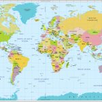 World Map With Countries And Capitals   World Map With Capital Cities Printable