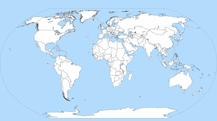 Large Printable World Map With Country Names