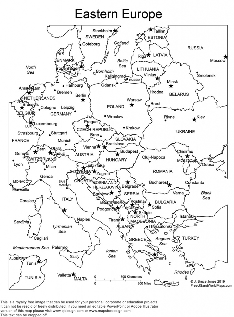 World Regional Europe Printable, Blank Maps • Royalty Free, Jpg - Printable Blank Map Of Italy