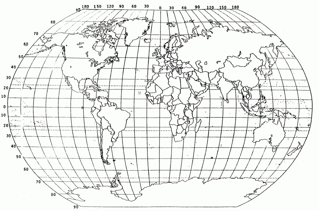 World_Map.gif (1586×1051) | Social Studies | Latitude, Longitude Map - Map Of World Latitude Longitude Printable