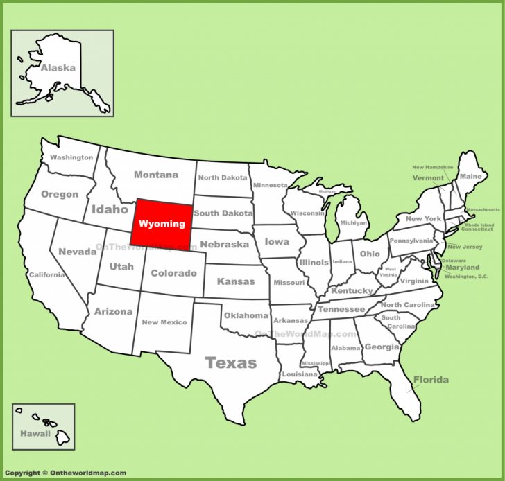 Wyoming State Map Printable