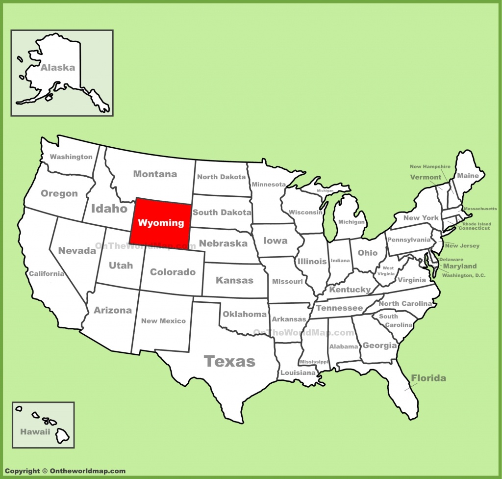 Wyoming State Maps | Usa | Maps Of Wyoming (Wy) - Wyoming State Map Printable