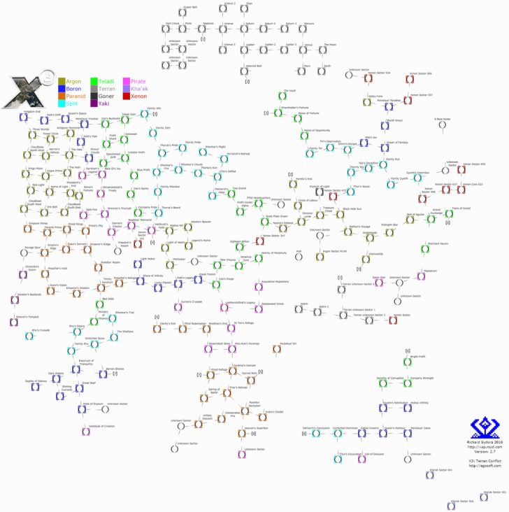 X3Tc Printable Map