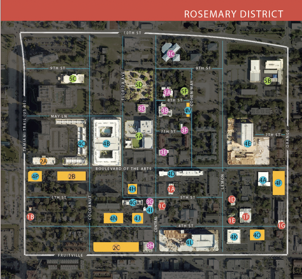 Your Guide To The Rosemary District | Sarasota Magazine - Rosemary Florida Map