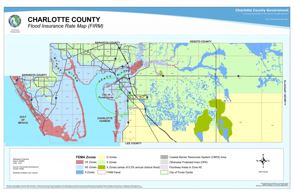 Your Risk Of Flooding Charlotte Harbor Florida Map 