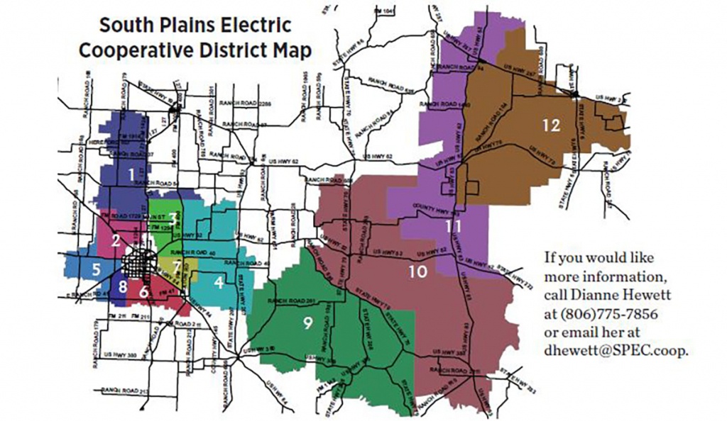 Your Vote. Your Voice. Your Cooperative. | South Plains Electric - Texas Electric Cooperatives Map