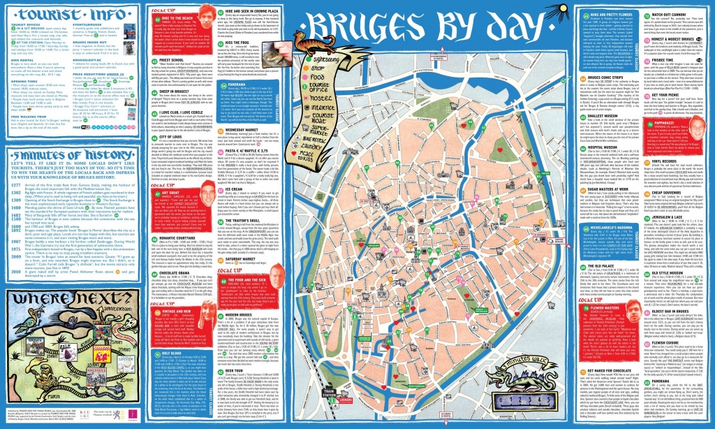 Zeebrugge Belgium Cruise Port Of Call - Bruges Tourist Map Printable