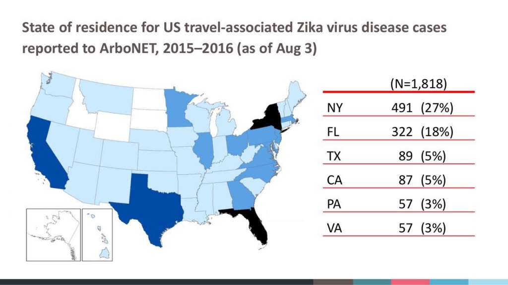 Zika Virus Resource Center | American Medical Association - Zika Florida Map