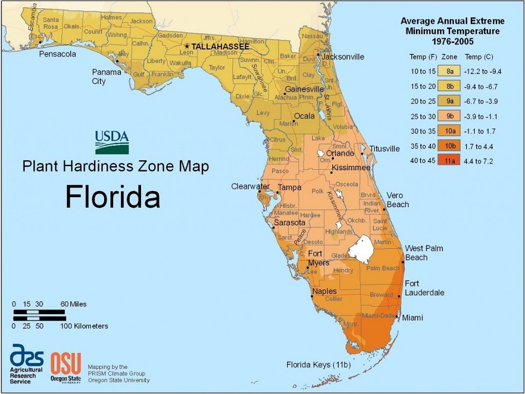 Zonemaps - Florida Temp Map